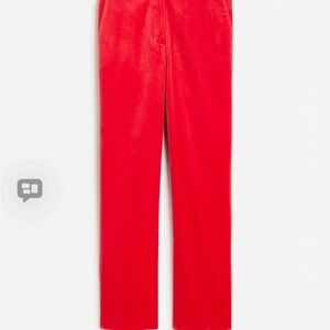 J. Crew women’s hot pink velvet Trousers - Kate Straight Fit